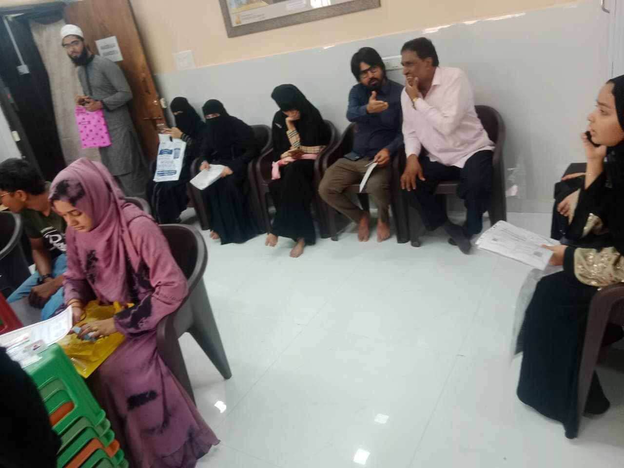 People getting their documents updated