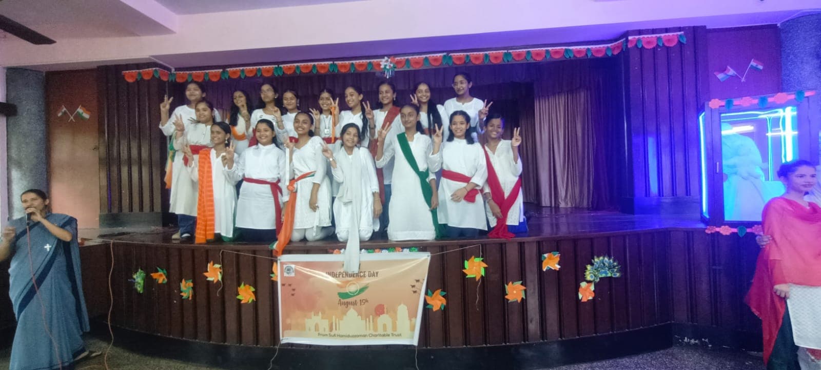 Children performance on independence day