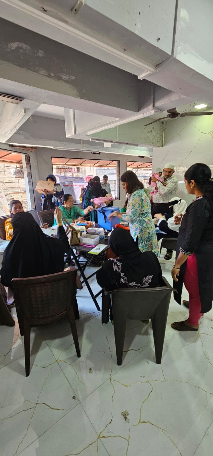 Polio vaccination camp – view 4