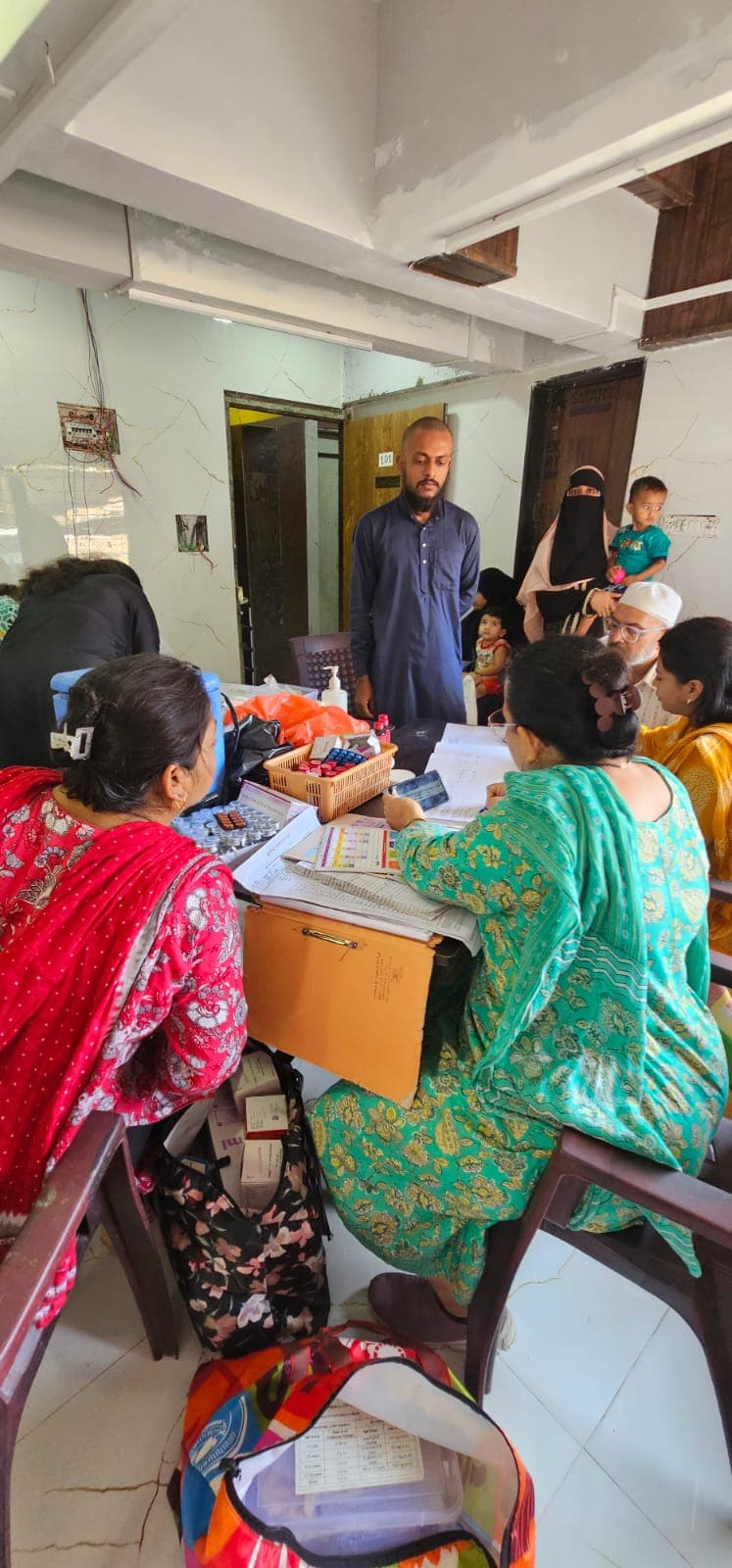 Polio vaccination camp – view 6